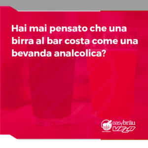 Hai Mai Pensato Che Una Birra Al Bar Costa Come Una Bevanda Analcolica Easybrau Velo